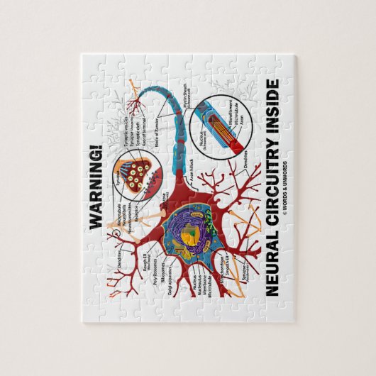 Puzzle Avertissement ! Intérieur neural de circuits (Vertical)