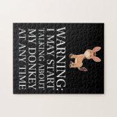 Puzzle Avertissement Je Pourrais Commencer À Parler À Don (Horizontal)