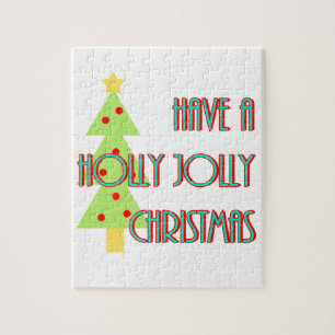 Puzzle avez un Noël joyeux et en fête mid century modern