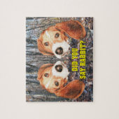 Puzzle Avez-vous dit le lapin ? Beagle (Vertical)