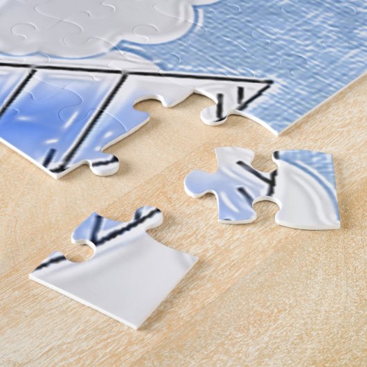 Puzzle Avion à réaction (Côté)