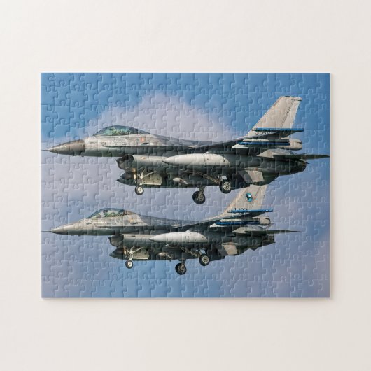 Puzzle Avion à réaction militaire (Horizontal)