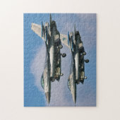 Puzzle Avion à réaction militaire (Vertical)