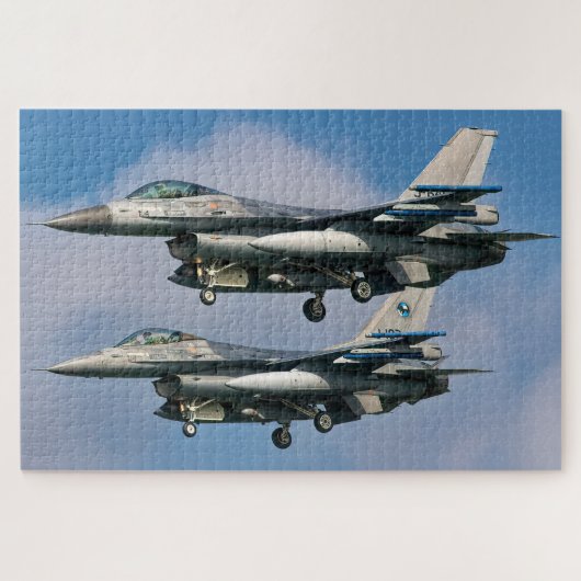 Puzzle Avion à réaction militaire (Horizontal)
