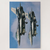 Puzzle Avion à réaction militaire (Vertical)