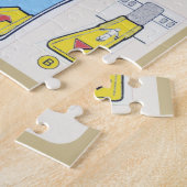 Puzzle avion carte de sécurité (Côté)