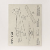 Puzzle Avion Cub - Plan directeur de l'avion SD (Vertical)