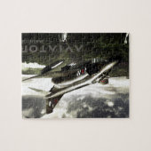 Puzzle Avion de chasse du fantôme F-4 (Horizontal)