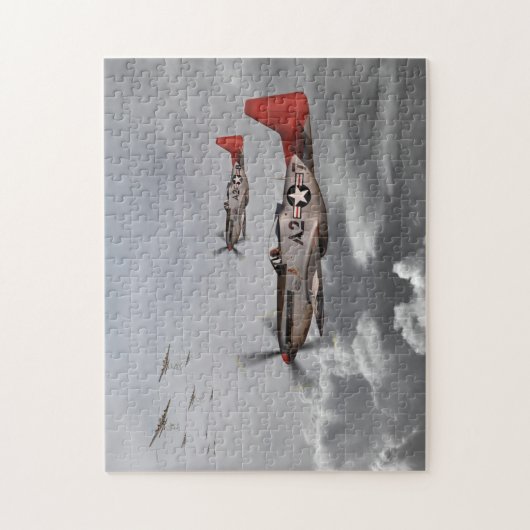 Puzzle Avion de Tuskegee (Vertical)