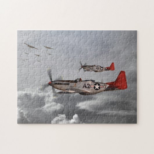 Puzzle Avion de Tuskegee (Horizontal)