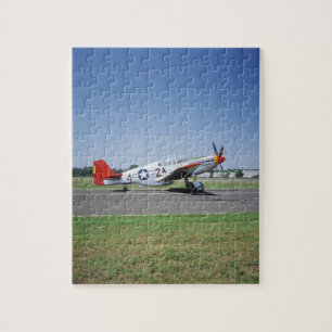 Puzzle avion P-51 C Tuskegee Red Tail au CAF Air