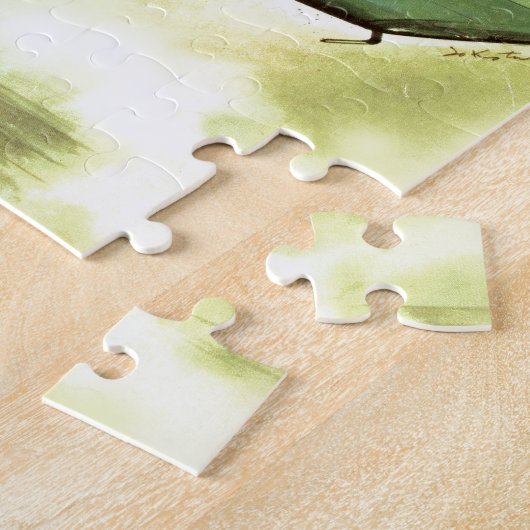 Puzzle Avion vintage (Côté)