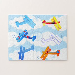 Puzzle Avion vintage de l'armée de l'air aviateur