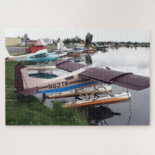 Puzzle Avions flottants, Lake Hood, Anchorage, Alaska, US