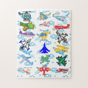 Puzzle Avions Jets et hélicoptères