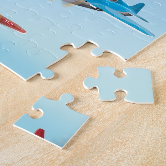 Puzzle Avions jouets (Côté)