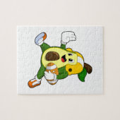 Puzzle Avocado au football (Horizontal)