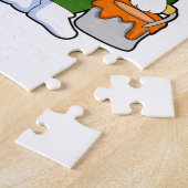 Puzzle Avocado en peintre avec pinceau (Côté)