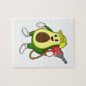 Puzzle Avocado en tant que artisan avec exercices (Horizontal)