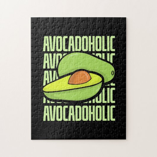 Puzzle Avocado Fruit Food (Vertical)