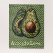 Avocado Lover Faux brodé