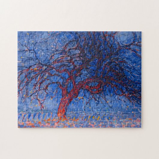 Puzzle Avond de Piet Mondrian (Soirée) : L'Arbre Rouge (Horizontal)