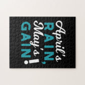 Puzzle Avril Douches mai fleurs citations inspirantes (Horizontal)