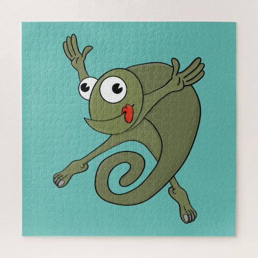 Puzzle Awesome Chameleon (Vertical)