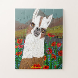 Puzzle Awesome Poppies and Mama Llama