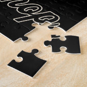 Puzzle AXE Electrique AJOUTER NOM Guitariste Guitare Bout (Côté)