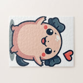 Puzzle Axolotl heureux (Horizontal)