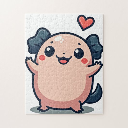 Puzzle Axolotl heureux (Vertical)