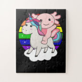 Puzzle Axolotl Unicorn Rainbow Animaux Unicornes (Vertical)
