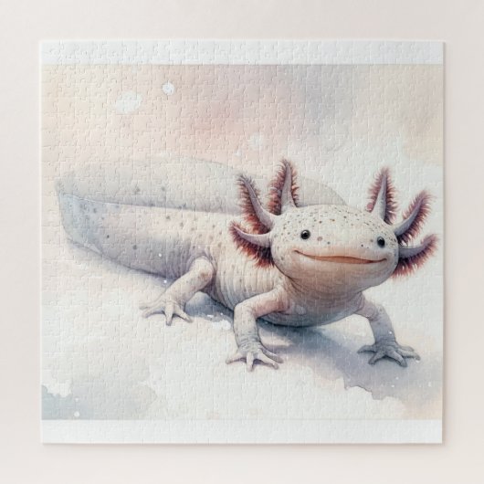 Puzzle Axolotl Watercolor AREF310 - Watercolor (Vertical)