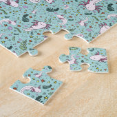 Puzzle Axolotls en bleu (Côté)
