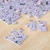 Puzzle Axolotls en violet (Côté)