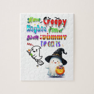 Puzzle Ayez des nuits flippantes remplies de friandises d