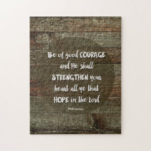 Puzzle Ayez du Courage - Psaume 31:24
