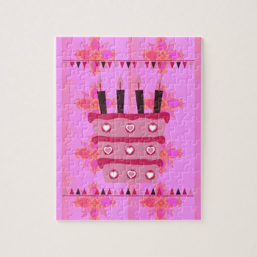 Puzzle Ayez un merveilleux anniversaire heureux (Vertical)