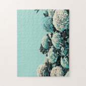 Puzzle Azores gift, Hydrangeas Illustration Portugal (Vertical)