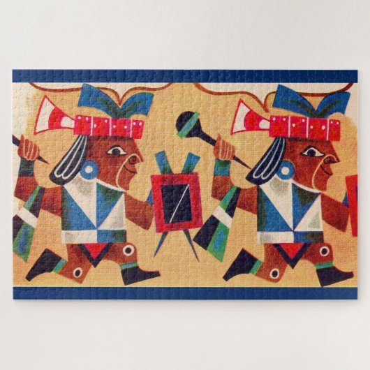 Puzzle Aztec Aztecs (Horizontal)