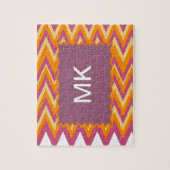 Puzzle Aztec Tribal ZigZag (Vertical)