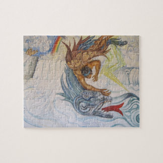 Puzzle Aztèque et dragon