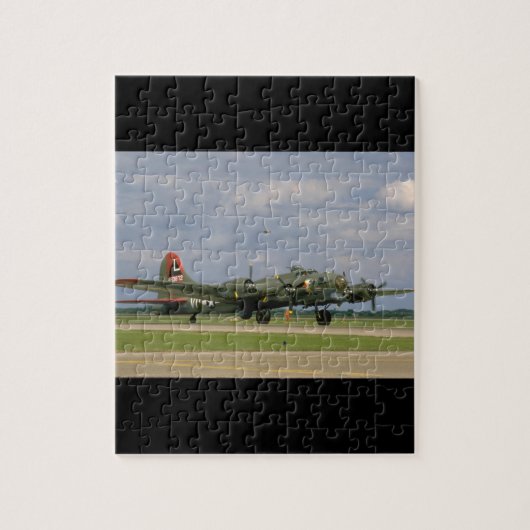 Puzzle B17 roulant au sol, bons avions de Front_WWII (Vertical)