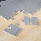 Puzzle B48 Bernaches du Canada sur une rivière gelée (Côté)