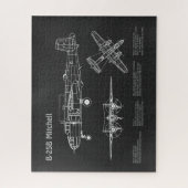 Puzzle B-25B Mitchell Doolittle - Plan d'avion PD (Vertical)