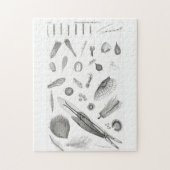 Puzzle B&W Science Microbiologie Magnification Microscopi (Vertical)