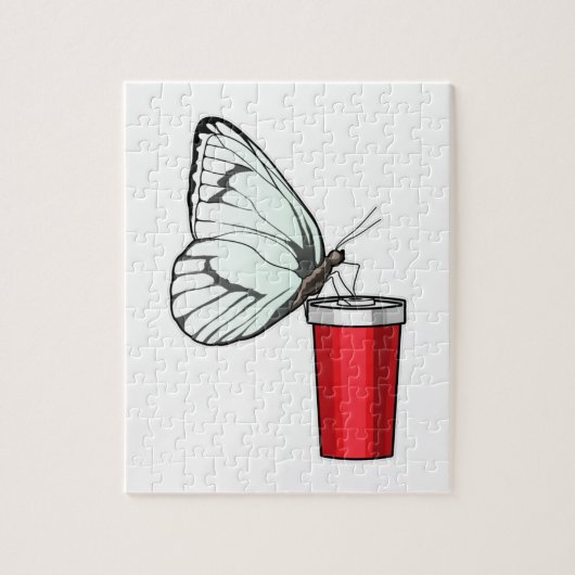 Puzzle Babfly Drinking (Vertical)
