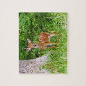 Puzzle Baby Deer in the Woods Nature Photography (Vertical)
