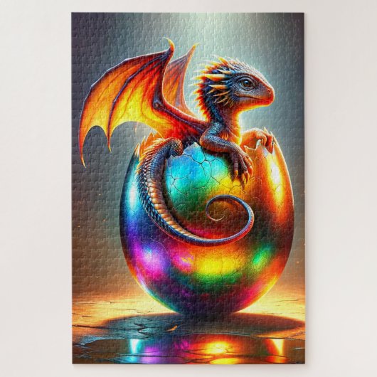 Puzzle Baby Dragon (Vertical)